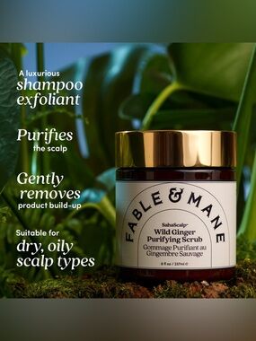Fable & Mane SahaScalp Wild Ginger Purifying Scrub